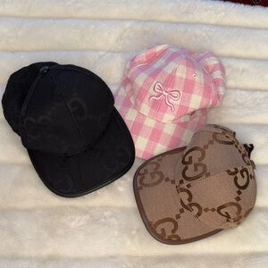 Bundle of 3 adjustable baseball caps